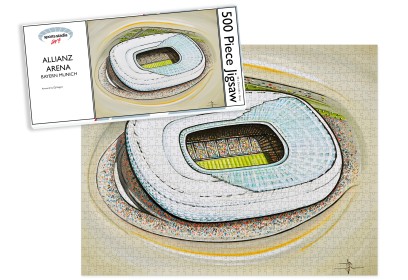 Allianz Arena Stadium Fine Art Jigsaw Puzzle - Bayern Munich FC